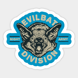 Evil Bat Division Sticker